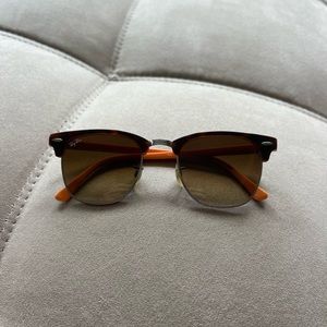 Rayban clubhouse sunglasses with orange trimming!